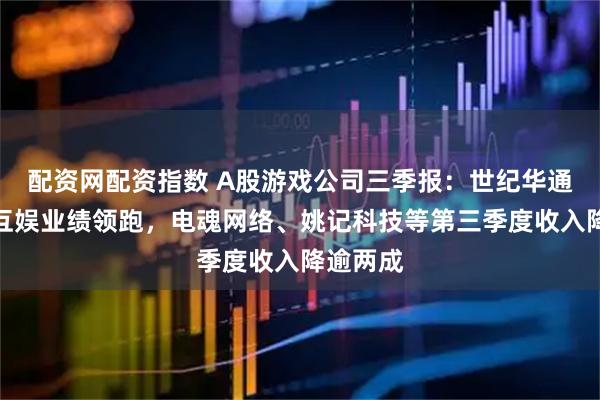 配资网配资指数 A股游戏公司三季报：世纪华通、三七互娱业绩领跑，电魂网络、姚记科技等第三季度收入降逾两成
